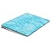 Mosiso Plastic Pattern Hard Case with Keyboard Cover with Screen Protector for MacBook Air 13 Inch, Light Blue Crack