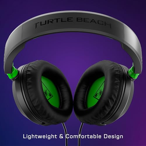 Turtle Beach Recon 50 Xbox Gaming Headset – Officially Licensed for Xbox Series X|S, Xbox One, and Windows PCs with 3.5mm – Also works with PS5, PS4, and Mobile Devices, Removable Mic, 40mm Speakers