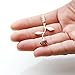 MignonandMignon Rose Pendant Necklace in Gold Rose Gold Silver Beauty and the Beast Rose Necklace Jewelry Gift for Mom (Rose Gold) - 3MRN
