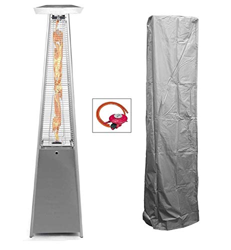 BU-KO Outdoor Patio Gas Heater | Garden, Camp, BBQ Parties | Stainless