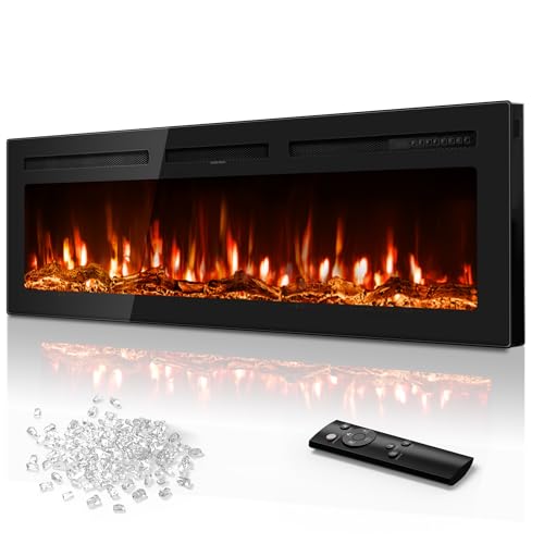 Tehanld 60 Ultra-Thin Electric Fireplace