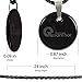 EMF Protection Pendant Black Stone : Black Tourmaline Necklace 3000 Negative Ions, Far Infrared Anti Radiation Protection & Scalar Energy Volcanic Lava | Reverse Aging.Joint Pain.Blood Circulation