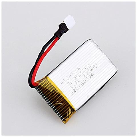 YUNIQUE GREEN-CLEAN-POWER - Rechargeable LiPo Battery 720mAh 3.7V for Drones - Compatible with Syma X5/X5C/X5SC/X5SW, Cheerson CX-30W, Skytech M68, Wltoys F949 | Extended Duration, Silver