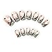 Coscelia Pre-design Acrylic False Nails Tips Glittery Fake Nails 3D DIY french Rhinestone Nail Art Decoration