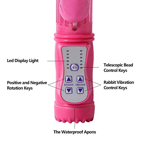 Portable 12 Thrusting Rotating Modes G~Spôt Vîb~rá~törs-Silicone Waterproof Rechargeable Massager