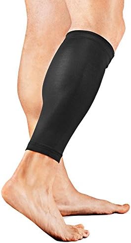 ComfortGear 2 Piece Muscle Regenerating Circulation Promoting Copper Compression Calf Sleeve Set, Medium
