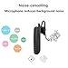 Bluetooth Headset,Roman Wireless Earbuds Hands-Free Bluetooth Earpiece Noise Cancelling Wireless Headset with Mic for iPhone Android Cell Phones.