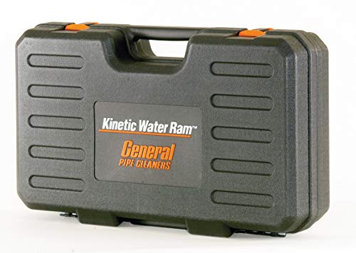 General Pipe Cleaners KR-A-WC Kinetic Water Ram Drain Cleaning Tool with Accessories, Small