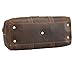 Polare Leather Duffle Weekend Travel Bag For Men With Full Grain Cowhide Leather 23.2'' Duffel Bag (Large-Brown(23.2
