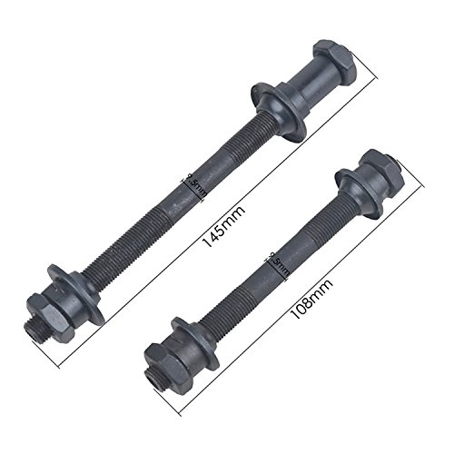 MiguCo 1 Pair Bicycle Front Back Axles Hollow Hub Shaft - Thumbnail 4