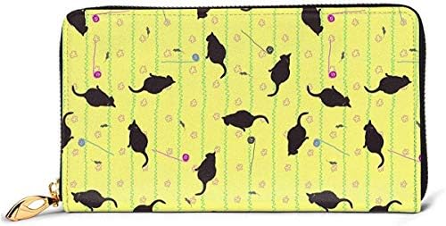 かわいい 漫画 猫柄 財布 人気 長財布 ご予約品 レディース 本革 小銭入れ メンズ カード収納 ラウンドファスナー