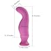 Hippocampal Silicone Vagina Stimulator,8-Frequency Vibration Sex Toys,Waterproof Female Masturbator (Pink)