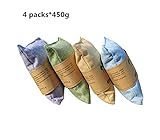 4 Packs *450g Natural Air Purifying Activated Charcoal Bag for Car and Home