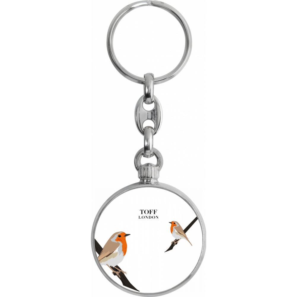 Toff London Robins Bird Keyring