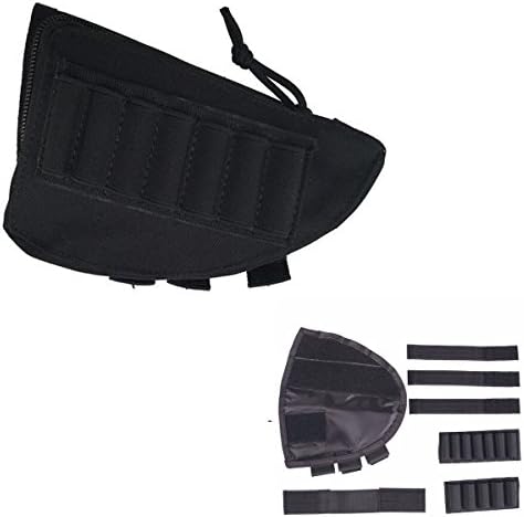 Portable Pouch Shell Cartridge Holder Pouch Holder Cheek Rest Gun Bag for Outdoor Military Hunting
