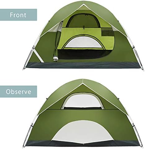 Amazon Com Moon Lence Camping Tent 2 4 6 Person Lightweight Compact Backpacking Tent Double Layer Outdoor Tent Waterproof Windproof Anti Uv 2 Person Tent Sports Outdoors