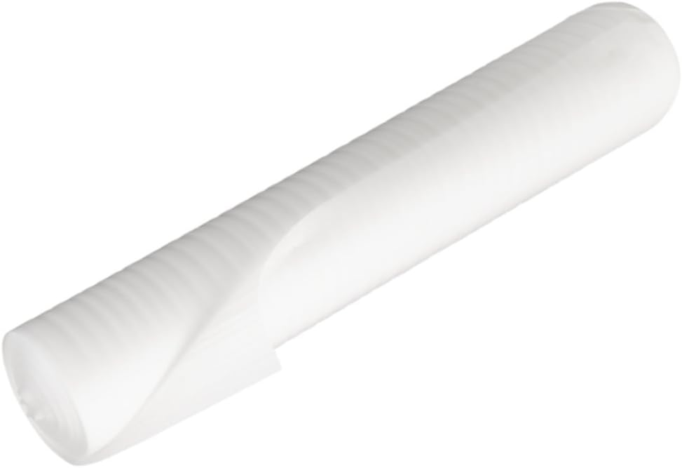1 Small Roll Of Soft White Jiffy Foam Wrap - Size 750mm Wide x 10 metres Per Roll - 1.5mm Thick Protective Packaging Packing Insulation Underlay Sheeting Wrapping