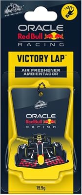 Podium Series™ Hanging Car Air Freshener – Logo, Fragancia Victory Lap™, Eliminador de Olores para Coche, Hasta 40 Días de Frescura, Desarrollado en Colaboración con Oracle Red Bull Racing