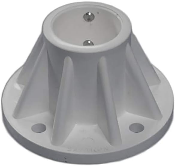 SAFTRON 3 Inch Mount for 1.9 Inch OD Swimming Pool Ladder or Rail, Gray (2 Pack)