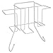Evelots Ironing Board Holder-Over Door/No Tool or Wall Mount-Iron/Bottle Baskets