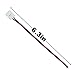 iCreating 8mm 2 Pin LED Strip Light Connector with Pigtail (10pcs), 3528 Flexible LED Connector Solderless Clamp On Pigtail Adapter for 8mm Wide SMD 3528 2835 Single Color Flexible LED Tape