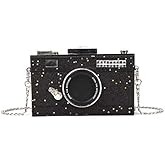 moderngenic Fashion 'Camera' Handbag, Envelope Clutch, Cross-body Shoulder Purse, Soft PU Leather Handbag for Women/Girls