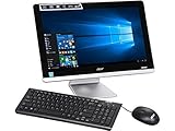 Acer Aspire AZC All-in-One Desktop PC (2016 Model), 19.5-Inch Full HD Display (1920 x 1080), Intel Celeron N3150 Processor, 4GB DDR3L Memory, 500GB Hard Drive, DVD±RW, Bluetooth, Windows 10