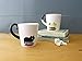 Decole Concomble ZCB-26372 Tail Mug, Black Cat, φ3.4 x 5.0 x H3.7 inches (87 x 128 x 95 cm)