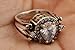 Turkish Jewelry Handmade Reversible 2 rings in 1 ring Drop Shape Pear Cut Shiny Amethyst Topaz 925 Sterling Silver Ring Size All