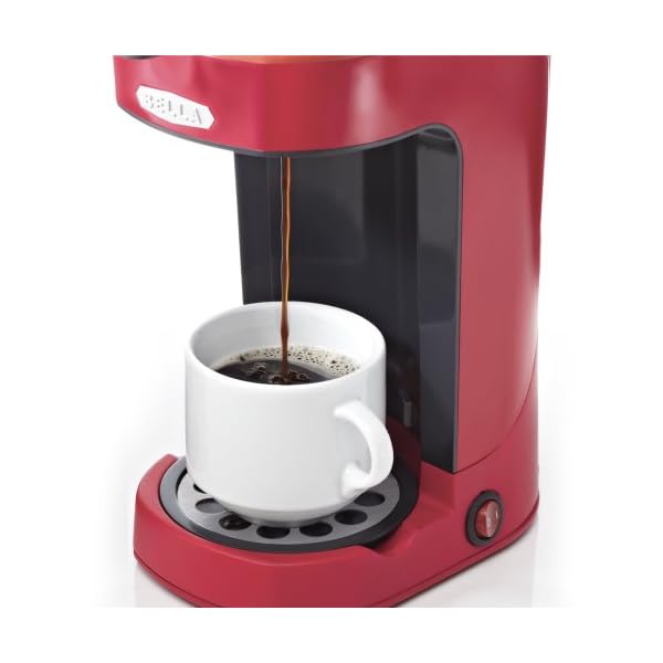 Bella BLA13711 One Scoop One Cup Coffee Maker, Red The Home Kitchen Store