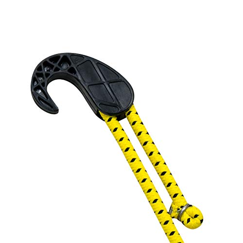 Amazon Basics Adjustable 36Inch Bungee Cords, 2tone Yellow + black, 2Pack (20Piece