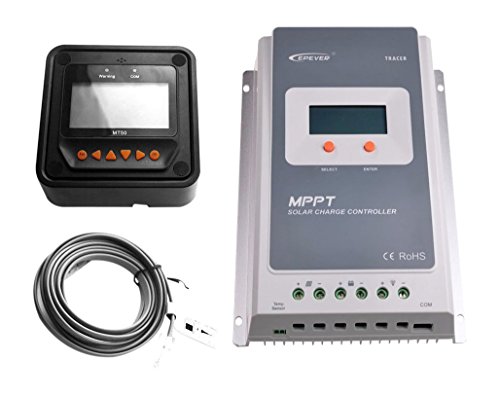 Epever 30a mppt solar charge controller tracer a 3210a + remote m…