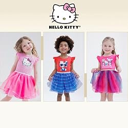 Hello Kitty Little Girls Tulle Dress Pink 6