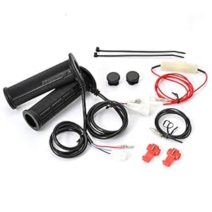 DAYTONA Motorfiets verwarmde handgrepen, geïntegreerde schakelaar, 4 standen, 22,2 mm, open einde