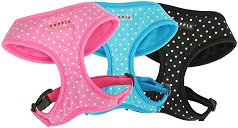 Puppia Dotty Harness, Extra Small, Sky Blue, skyblue, XS - Image 4