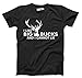 Crazy Dog Mens I Like Big Bucks and I Cannot Lie T Shirt Funny Deer Hunting Pun Joke Dirty Mind Innuendo Humor Tee Black XL