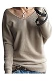 PinkWind Women's V Neck Batwing Sleeve Cashmere Pullover Sweater Various Colors