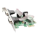 IO Crest 2 Port Serial PCI-e 1.0 x 1 with Full and