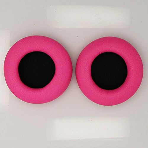 New Protein Leather Earpads Replacement Ear Pads Ear Cushions For Monster DNA On-Ear Headphones DNA Headset (Hot Pink)