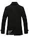 Match Men's Wool Blend Buttoned Top Coat