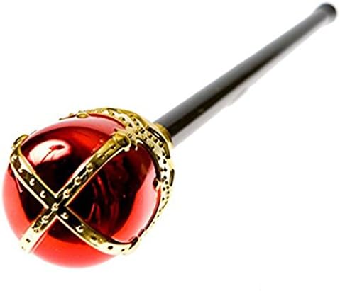 SmileWoman Party Costume King Queen Royal Scepter 16-Inch