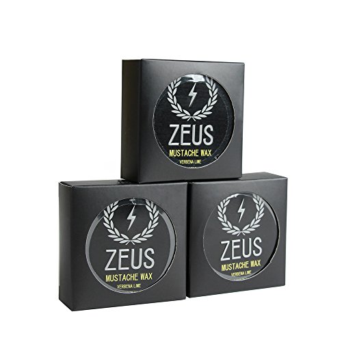 ZEUS Mustache Wax, 3 Count