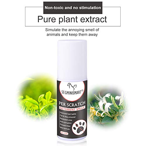 SEGMINISMART Cat Scratch Deterrent Spray, Cat Training Spray, Cat