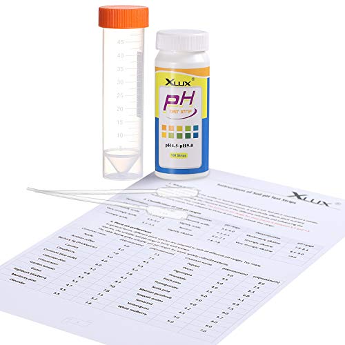 Soil pH Tester, Acidity Test Meter, Strips Kit 200 Tests, for Garden