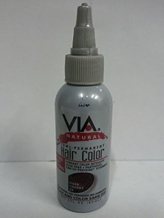 Buy Via Nat 4oz Semi Perm Hair Color 085 Dark Cherry By Via