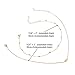 Wowanoo Multilayer Choker Necklace Set Double Layers Heart Chain Necklace for Women