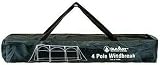 H&S Windbreaker 150x500cm 3 Panel Wind Screen Green Forest Blue view 3