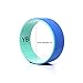 YOGABODY Jumbo Yoga Wheel, The Wonder Wheel, DVD and PDF Pose Chart Included, Teal/Blue