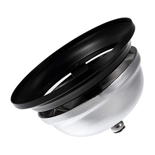 Call Bell, Service Bell Desk Bell for Restaurants, Hospital, School, Pet Training Chrome Finish All-Metal Construction 3.3 Inch Diameter (2 Pack) - Thumbnail 2
