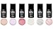 Maniology (formerly bmc) Super Sweet 6pc Shimmering Sheer Soft Pastel UV/LED Gel Nail Polish Full Master Set - I Do